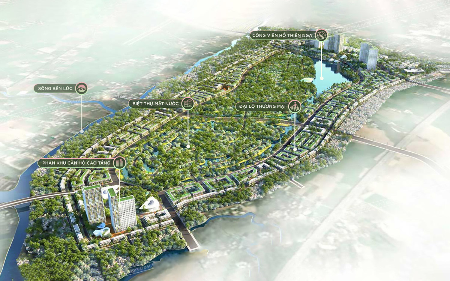 Mặt bằng thiết kế dự án Ecopark Long An