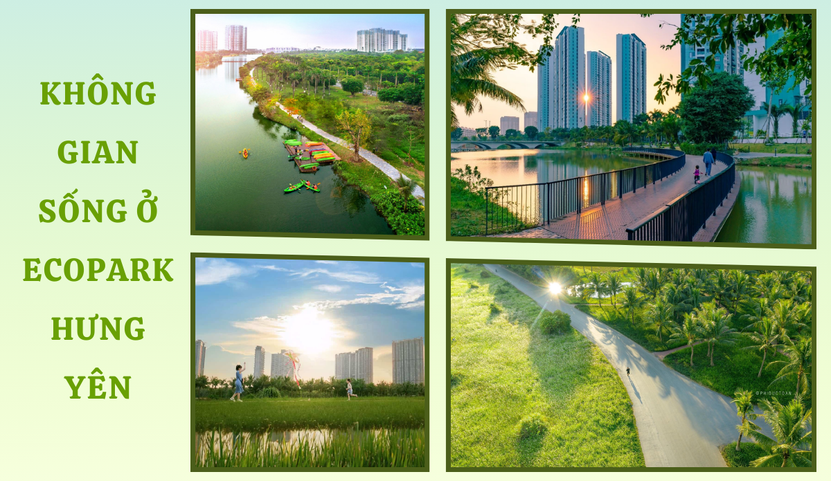 Không gian sống tại Ecopark Hưng Yên