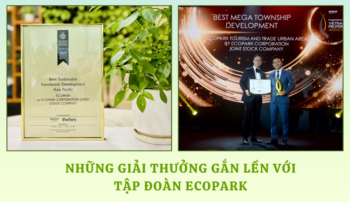 nhung giai thuong gan lien voi ecopark hung yen