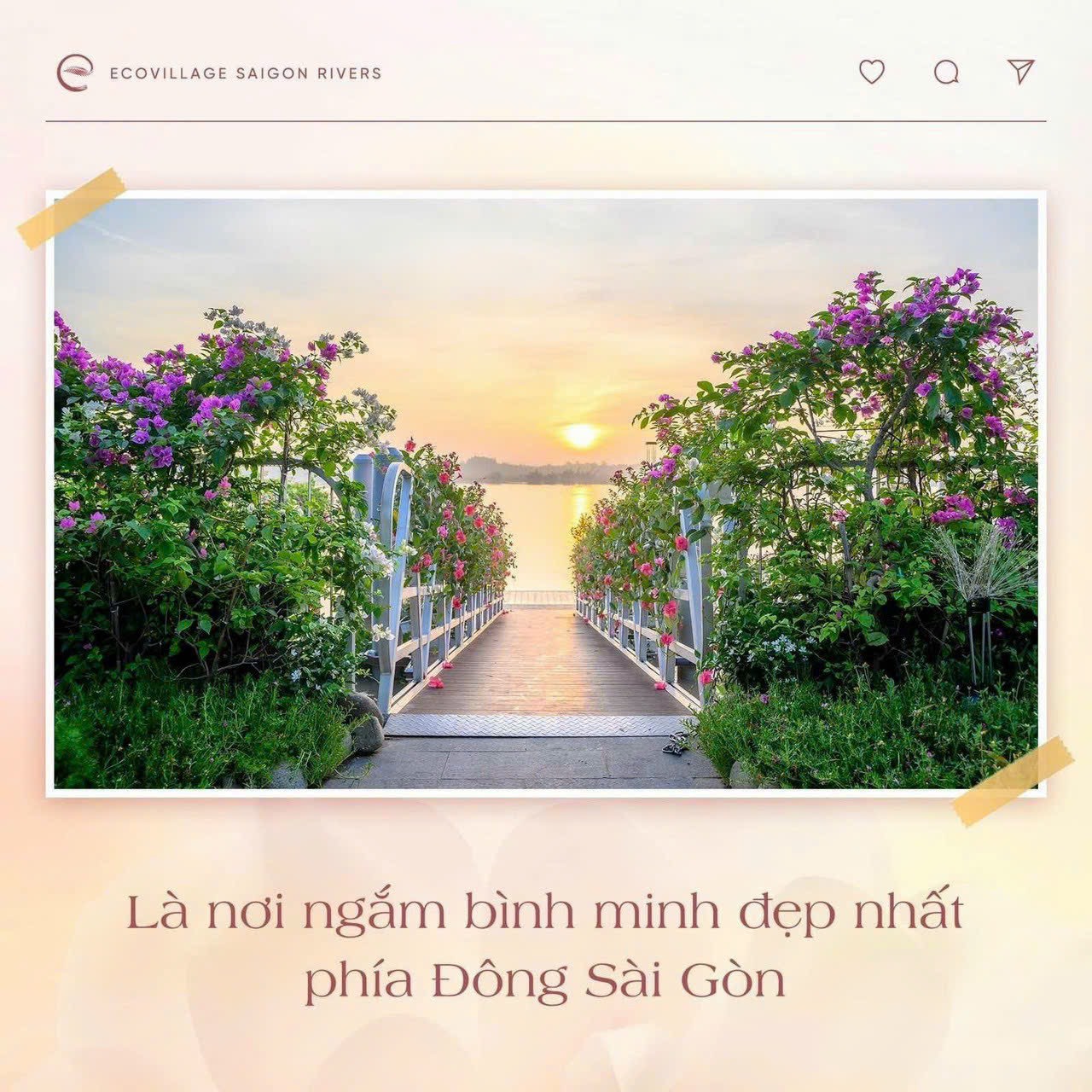 Là nơi ngắm bình minh đẹp nhất phía Đông Sài gòn