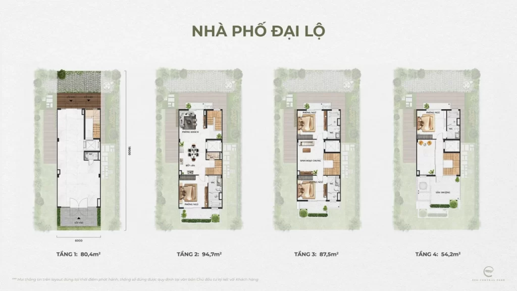 Shophouse dự án Eco Retreat Long An