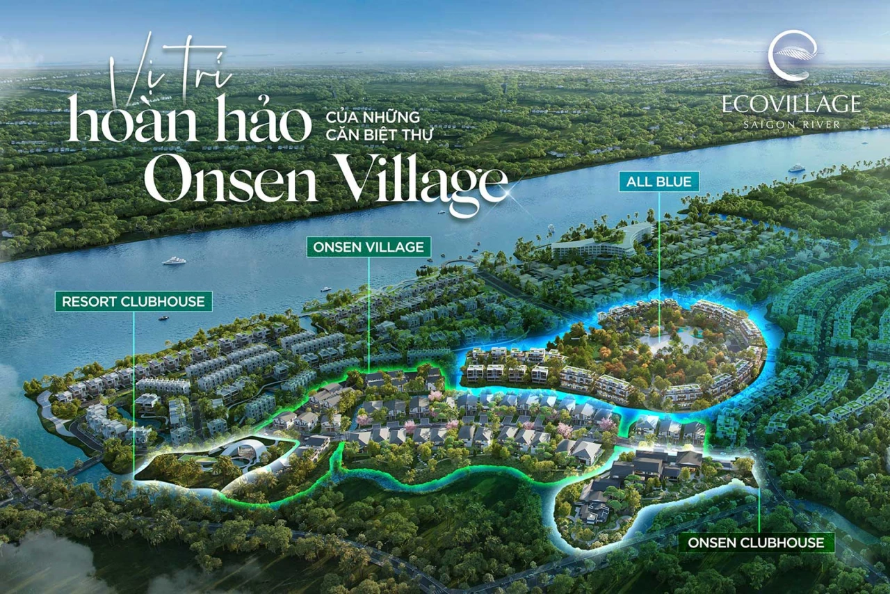 Phân khu Onsen Village tại Eco Village Saigon River