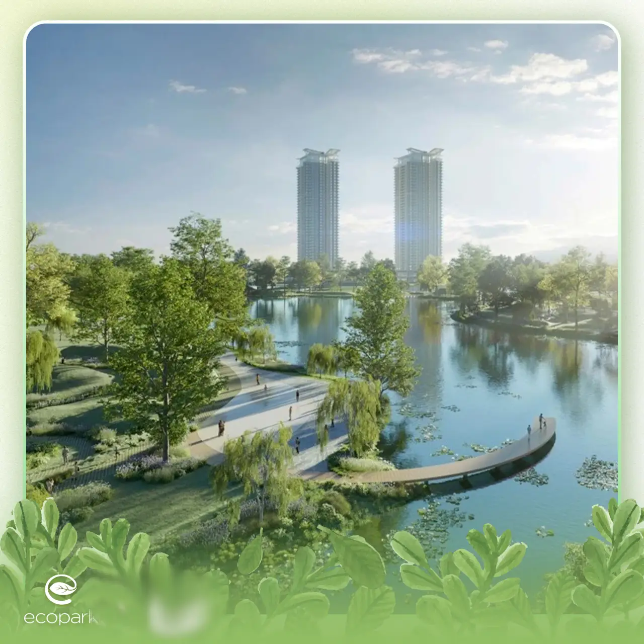 Thức giấc mỗi ngày với khung cảnh bình minh tuyệt đẹp bên sông tại Ecopark Long An.