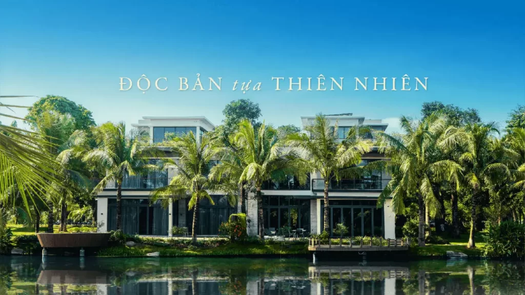 Tận hưởng cuộc sống yên bình tại biệt thự ven hồ Eco Retreat Long An.