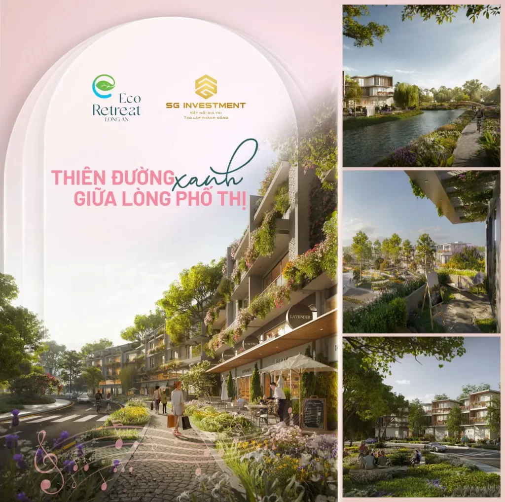 Nhà phố Quảng trường tại Ecopark Long An: Tâm điểm sống đẳng cấp và đầu tư hấp dẫn