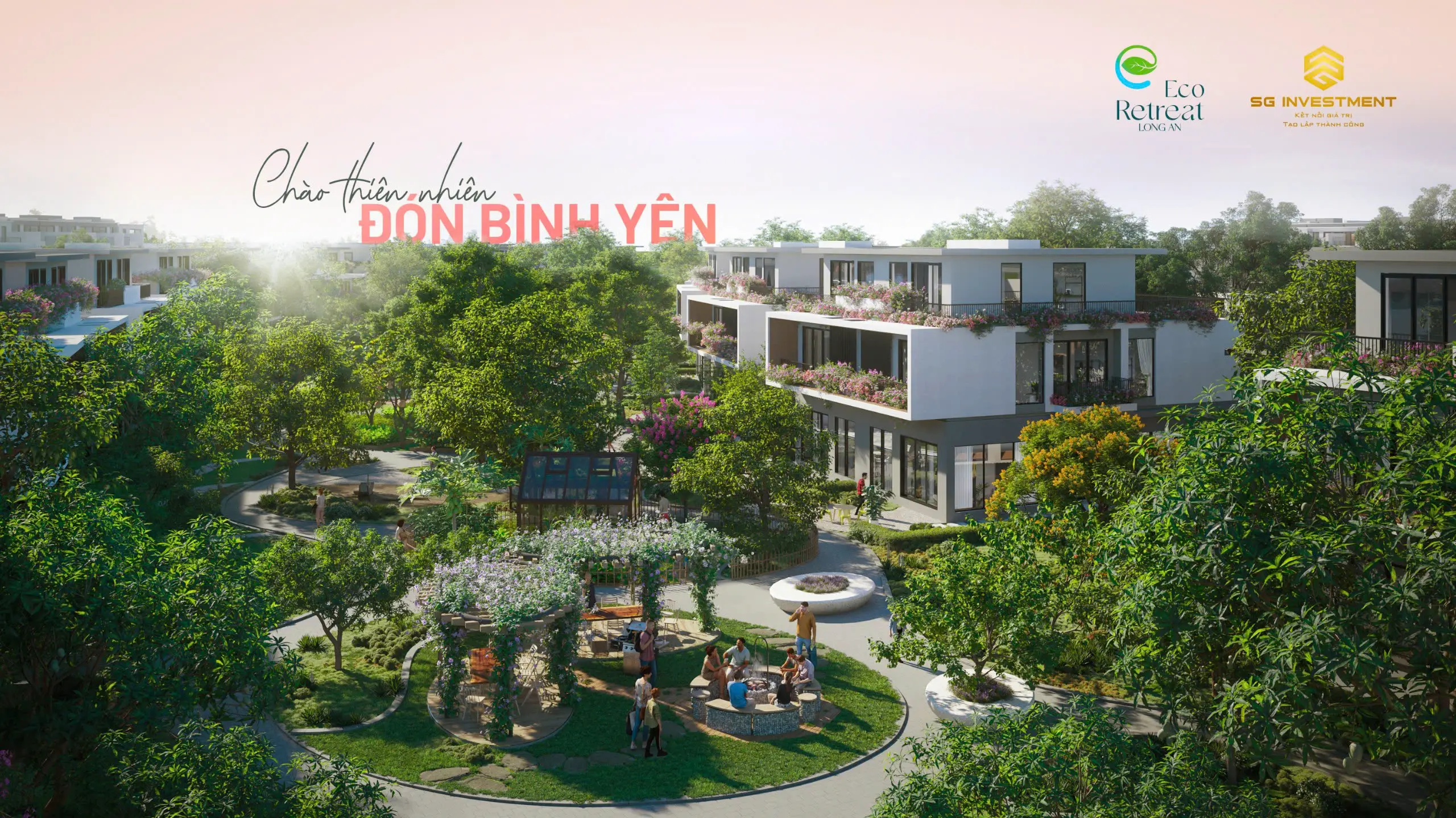 Eco Retreat Long An hứa hẹn là nơi an cư xanh yên bình dành cho gia đình nhiều thế hệ