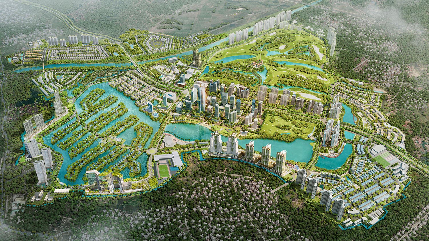 Ecopark Hưng Yên là dự án đầu tiên có sự góp mặt của PLA Studio