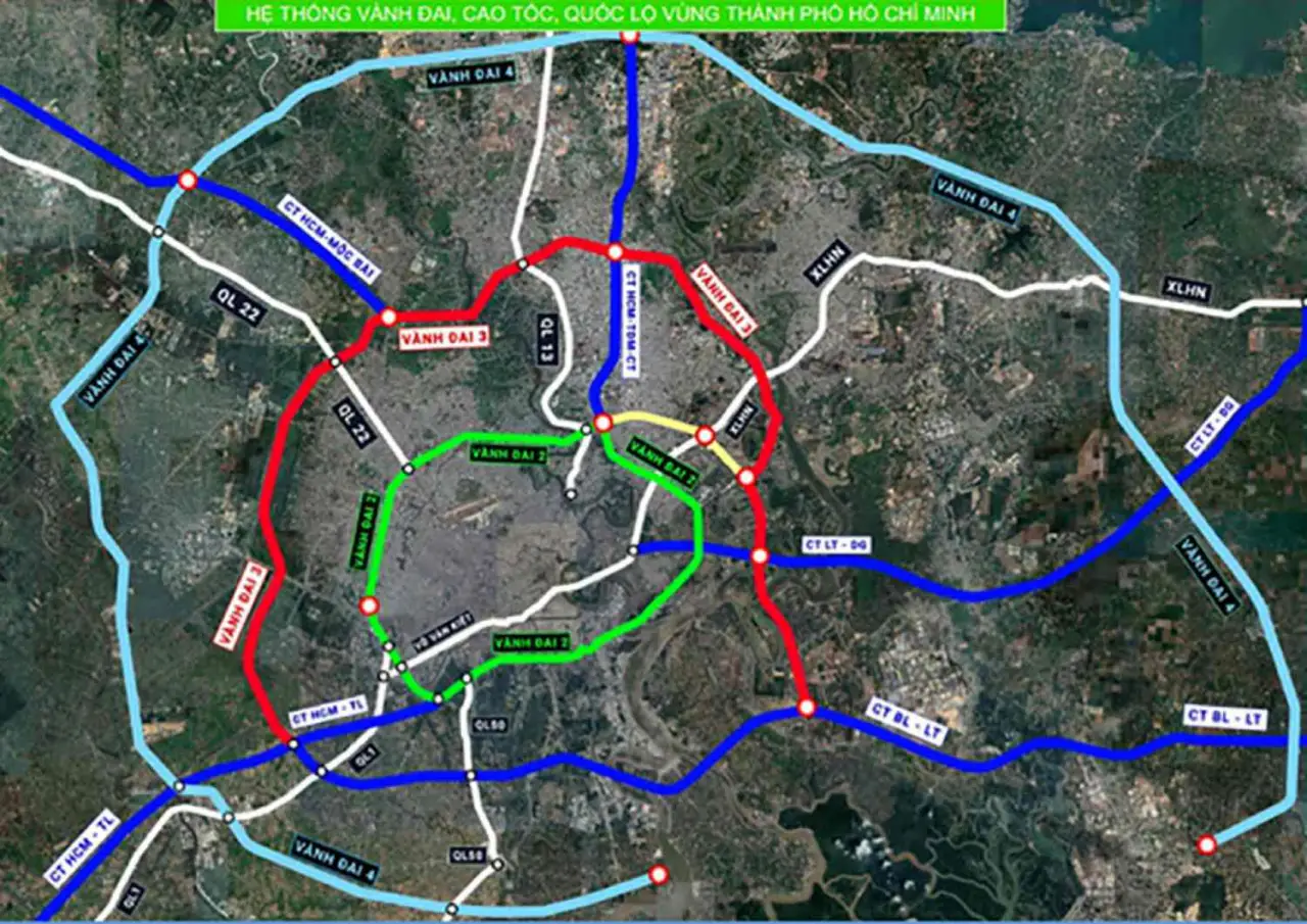 Lịch sử phát triển Bất động sản Thành phố Hồ Chí Minh bước sang giai đoạn vành đai