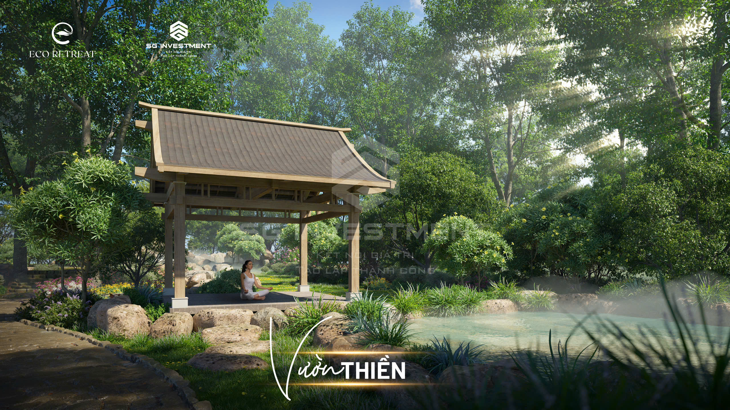 Vườn thiền Eco Retreat - dự án Ecopark Long An